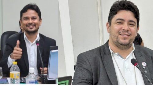 Vereadores Diógenes Ferreira e George Sucupira (Fonte  ASCOM Câmara de Sousa