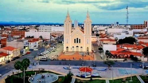 Praça da Matriz, centro de Sousa-PB