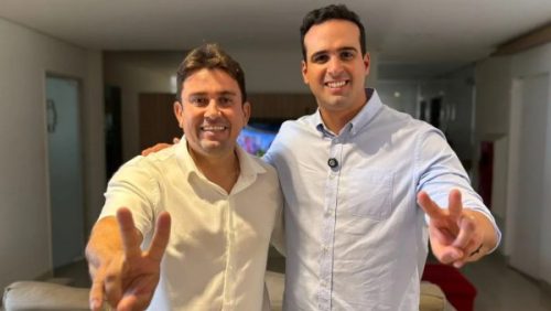 Prefeito de Sousa Helder Carvalho  / Governador da Paraíba Lucas Ribeiro