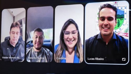 registro da reunião virtual. Fonte: SECOM-PB