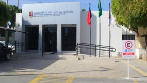 Sede da Promotoria de Justiça  de Cajazeiras. Fonte: SECOM-MPPB