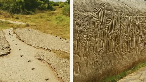 Vale dos Dinossauros X Pedra do Ingá